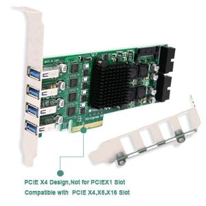FebSmart FS-4C-U8S-Pro (4 Channel 8 Ports PCIE USB 3.0 Card) ドライバー