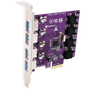FebSmart FS-U4-Pro Purple (4 Ports PCI Express USB 3.0 Card) ドライバー