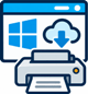 Windows Update と手動でのプリンターの追加